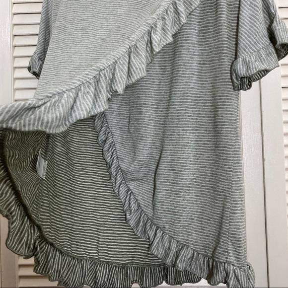 ModCloth Striped Ruffle Wrap Top - Picture 4 of 5